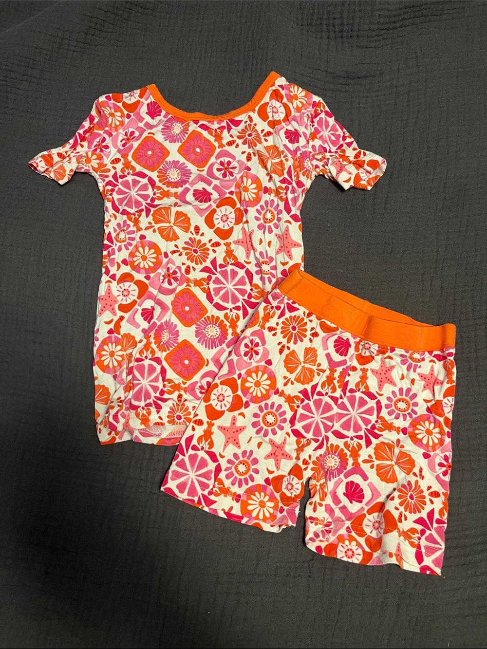 Little Sleepies Shell Print Short Set